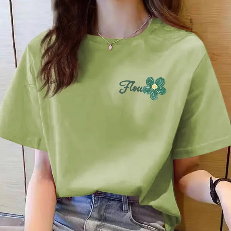 【清仓处理】2025纯棉男女同款纯棉T恤短袖t恤男女夏季ins潮牌潮