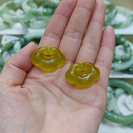 蛇纹石玉未镶嵌颈饰多样性发货拍一发一