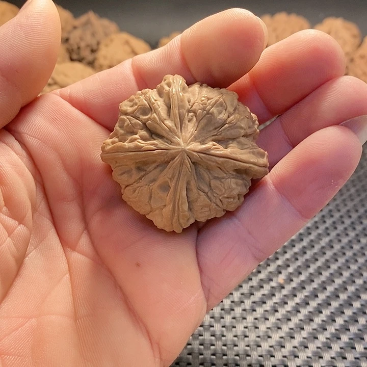 把件文玩核桃玉喜四棱全品全品