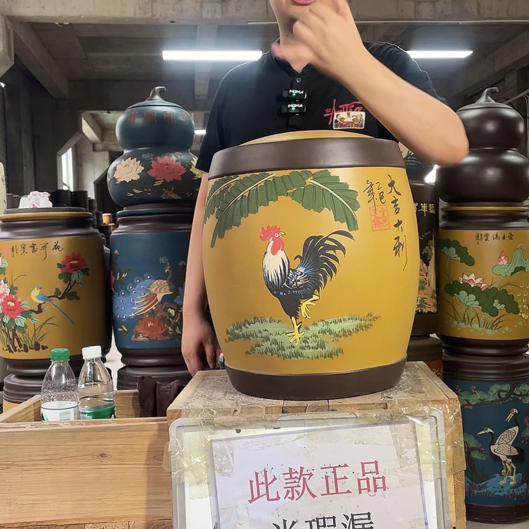 宜兴原矿紫砂茶叶罐