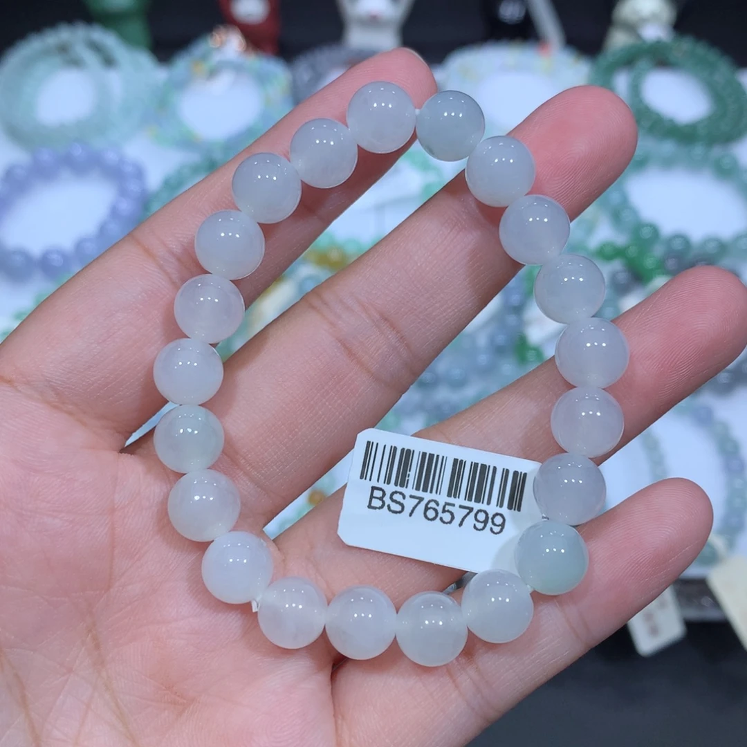 翡翠未镶嵌手串天然