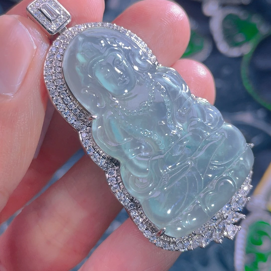 颈饰未镶嵌翡翠翡翠