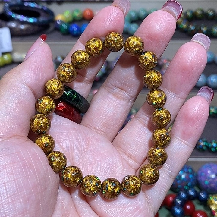 大漆珠0.8小金珠欧款