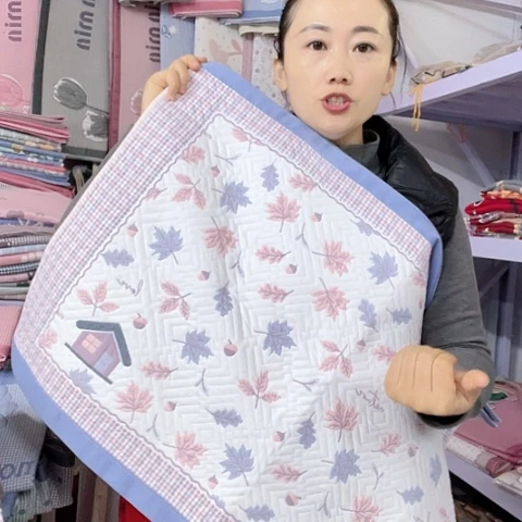 棉蓝色枫叶特价活动