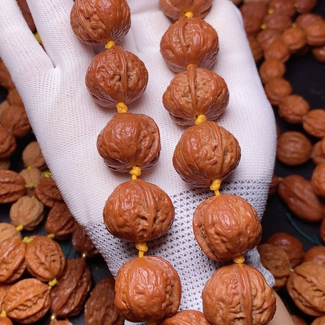 【闪购商品】文玩核桃吊坠桃心元宝25