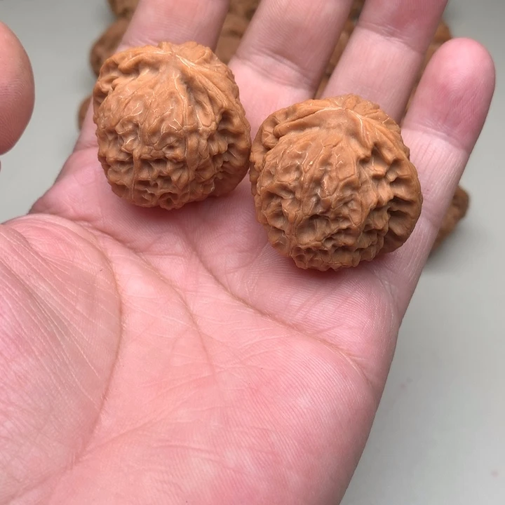 吊坠文玩核桃雪花元宝37