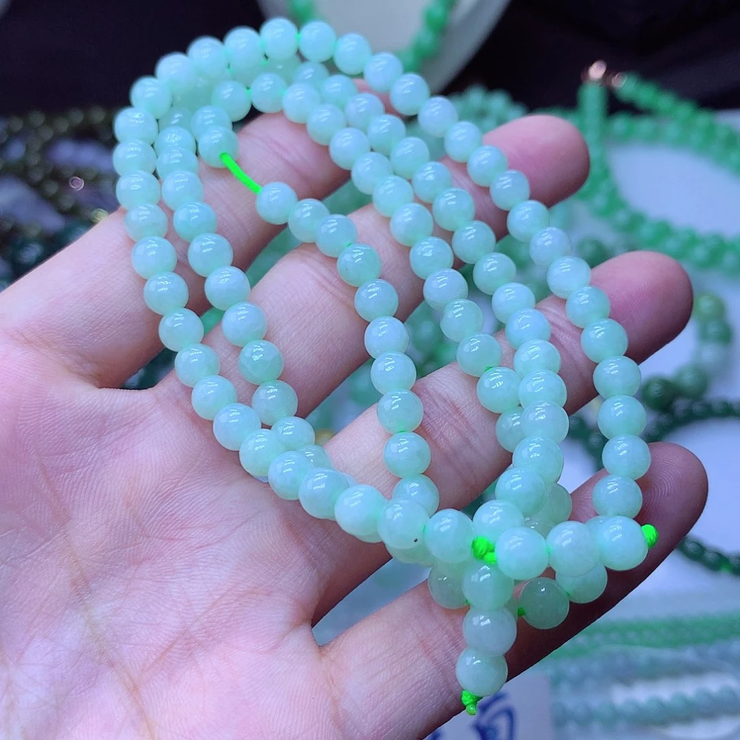 翡翠毛衣链未镶嵌5.8