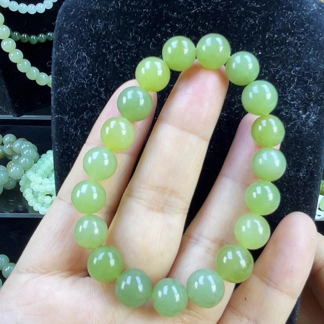 和田玉未镶嵌手链05