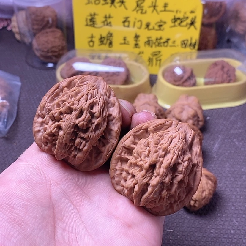 【闪购商品】吊坠文玩核桃阿**师46麦穗虎头