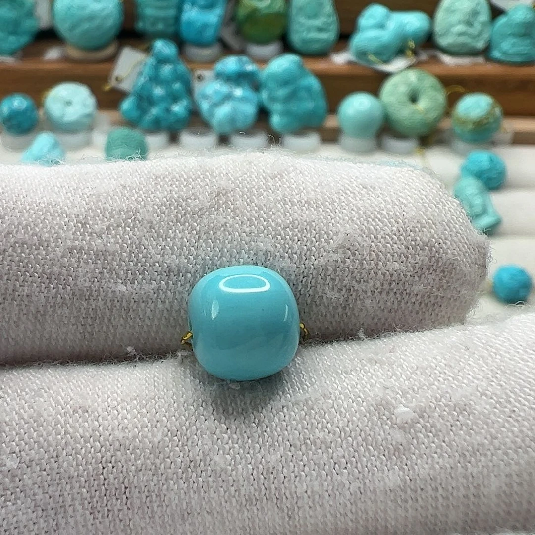 绿松石老型珠 未镶嵌