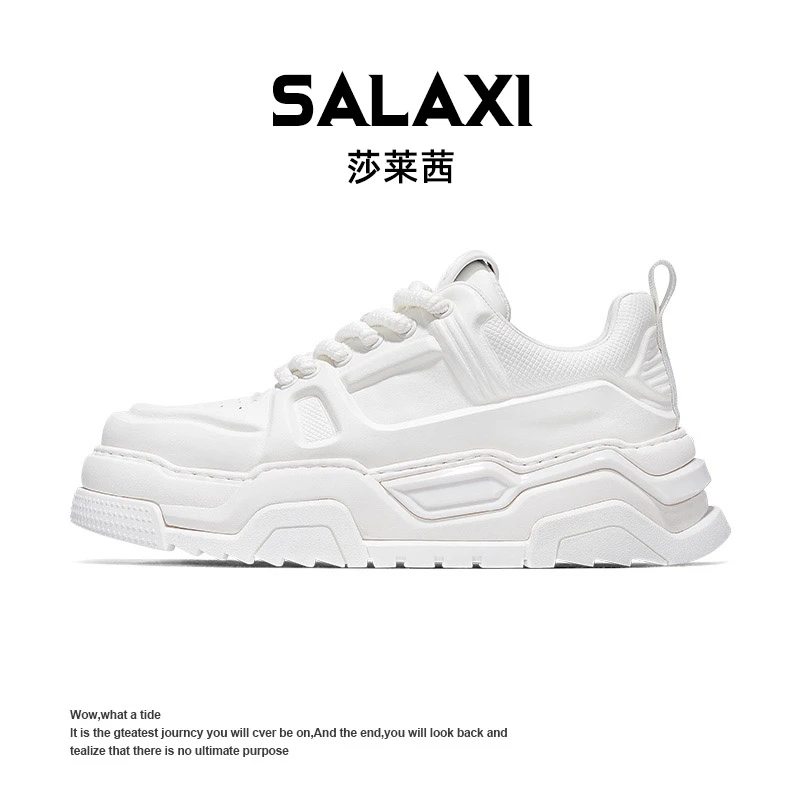 SALAXI/莎莱茜 2025冬季新品潮牌超火潮鞋简约厚底户外运动鞋