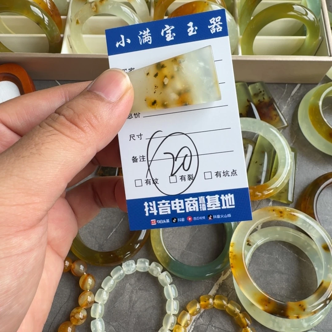 池***鱼蛇纹石玉未镶嵌手镯