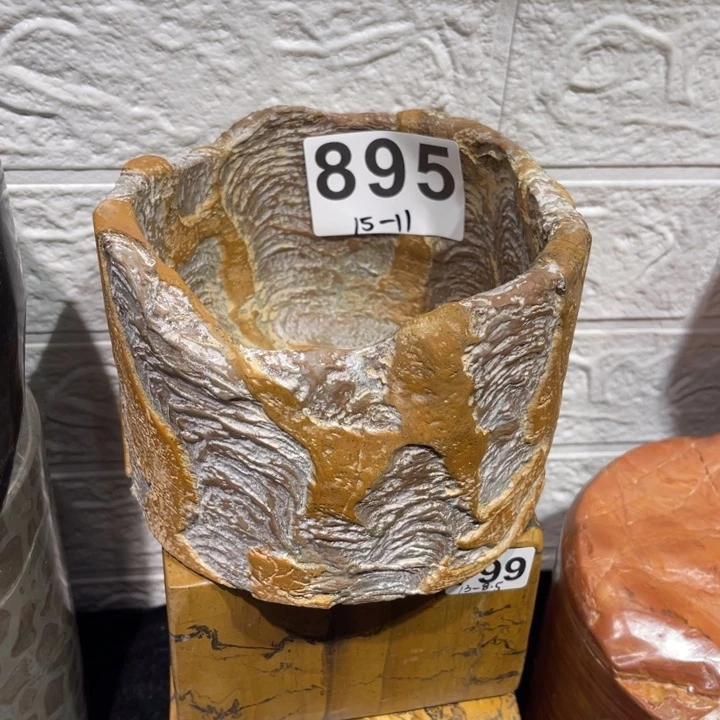 紫砂茶盘小**刃玉化花盆