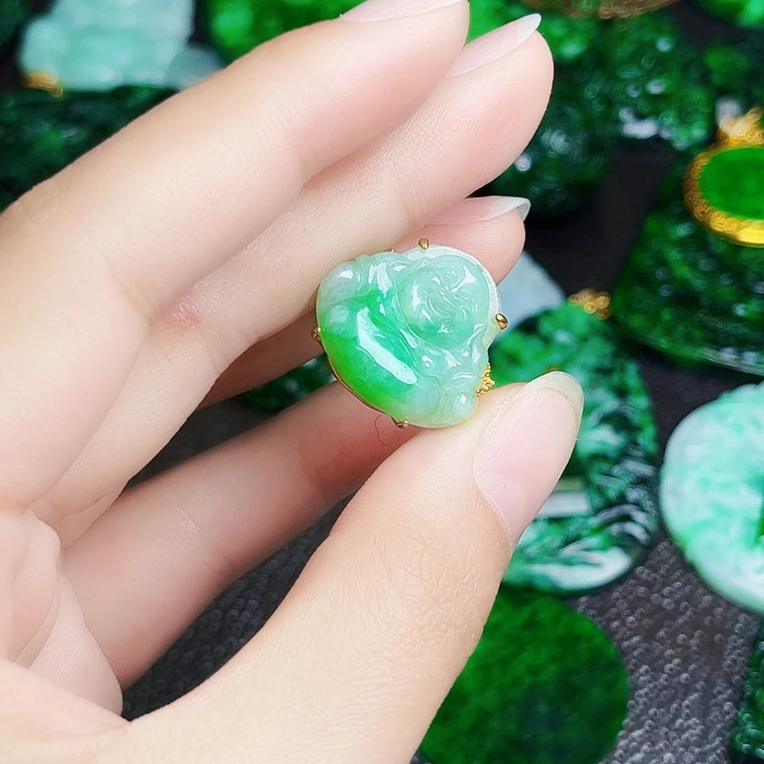 颈饰银S925镶嵌翡翠多样性