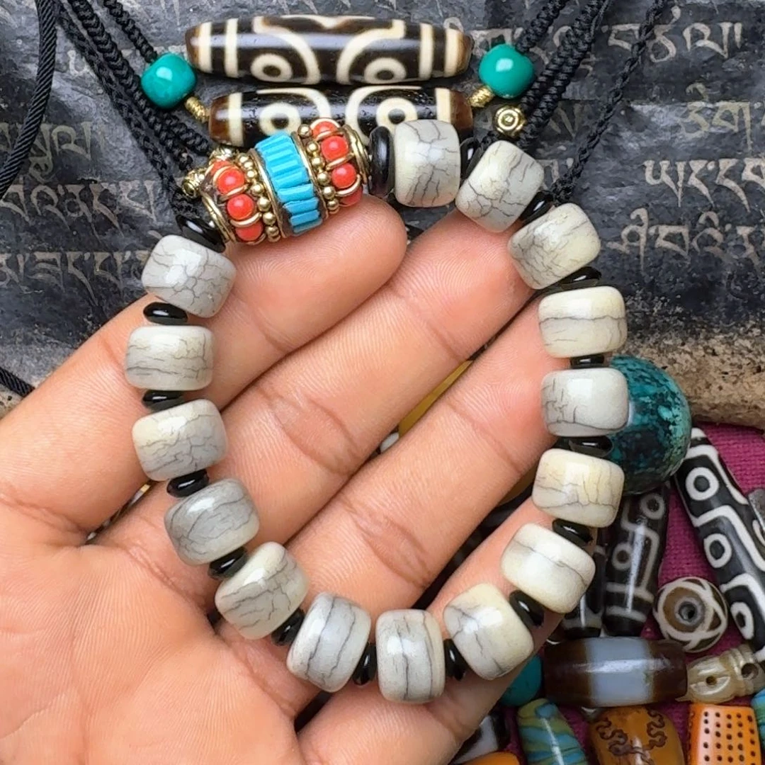 金刚菩提手串牦牛骨