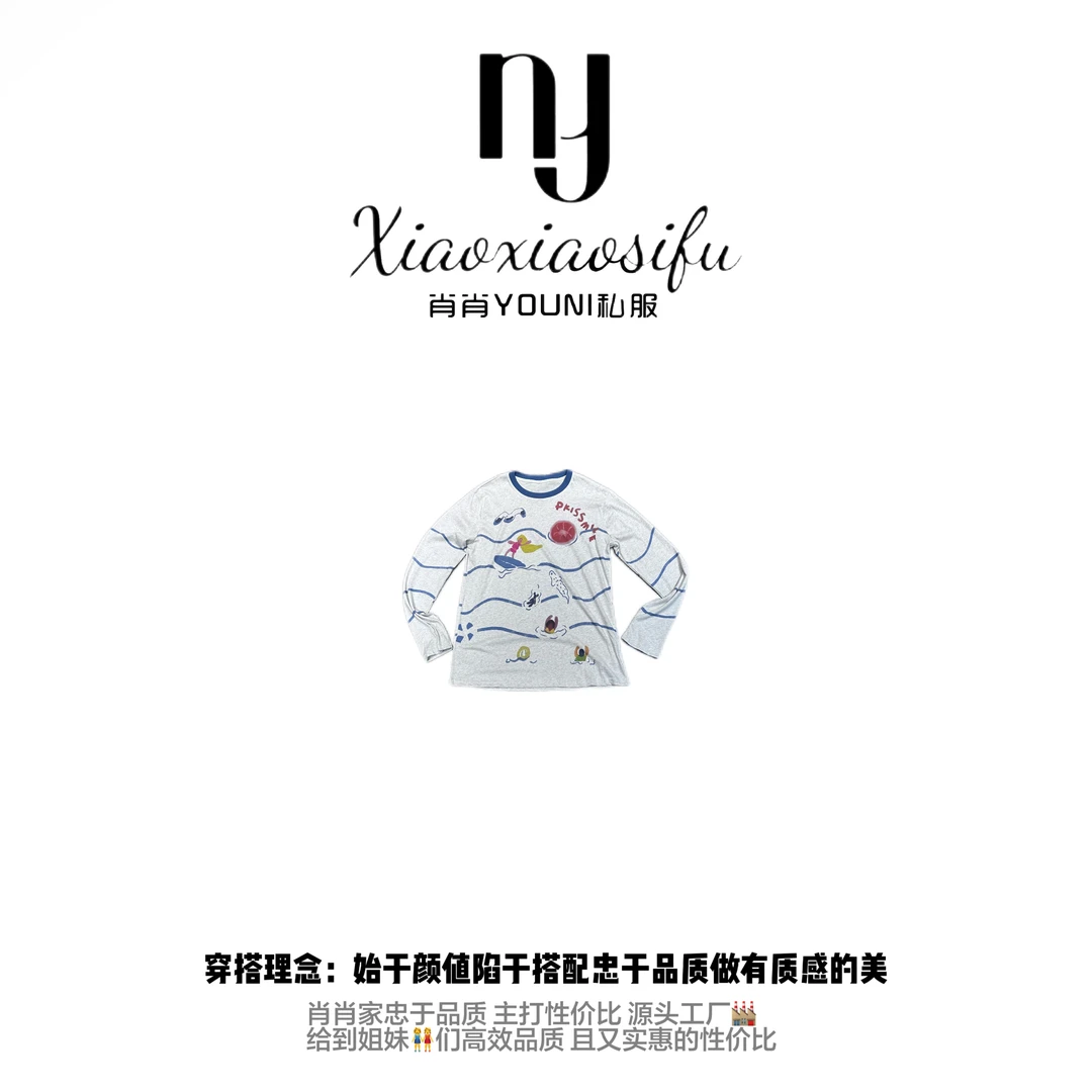 肖肖家-冲浪防晒 长袖速干卡通风T恤私服