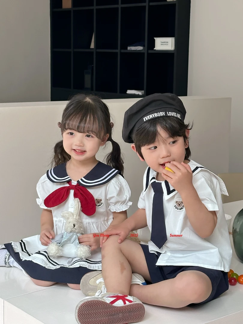 佑萌·25夏~海军领学院风连衣裙Y5527（汉服）