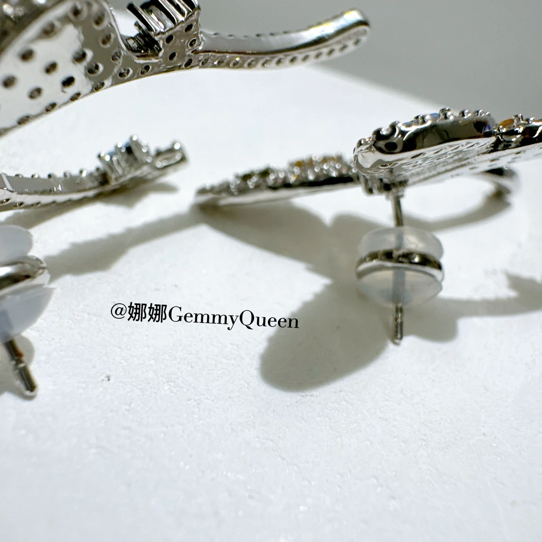 铜合金合成锆石耳饰 娜娜GemmyQueen耳环GQ05935