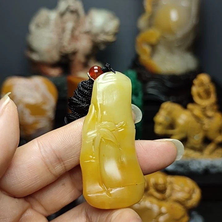 寿山石小*寿山芙蓉石假一赔十