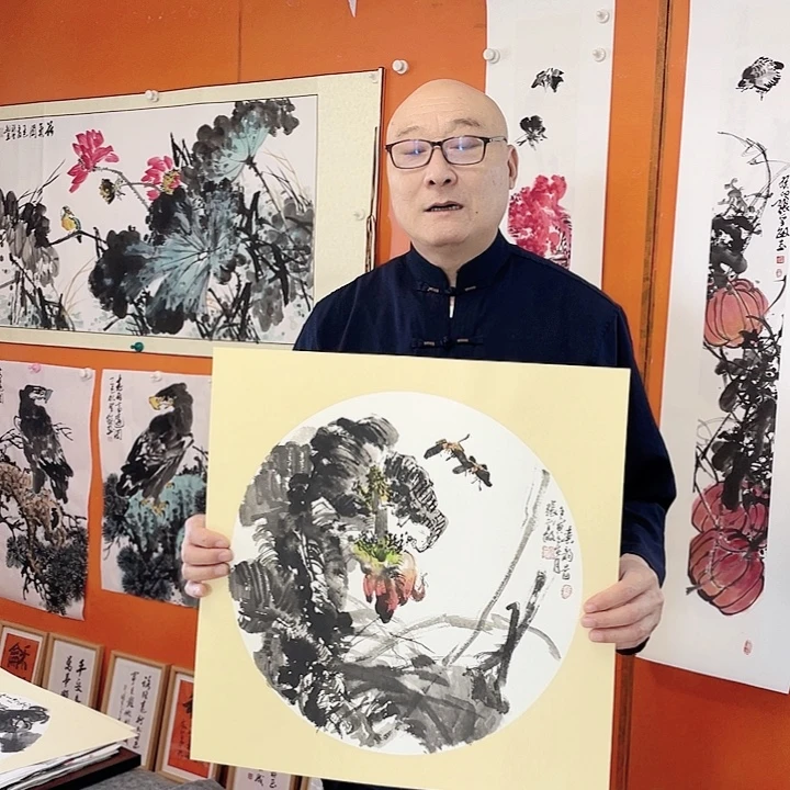 国画张圣敏先生纯手绘作品