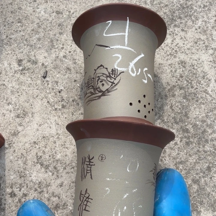紫砂花盆紫砂的颜色