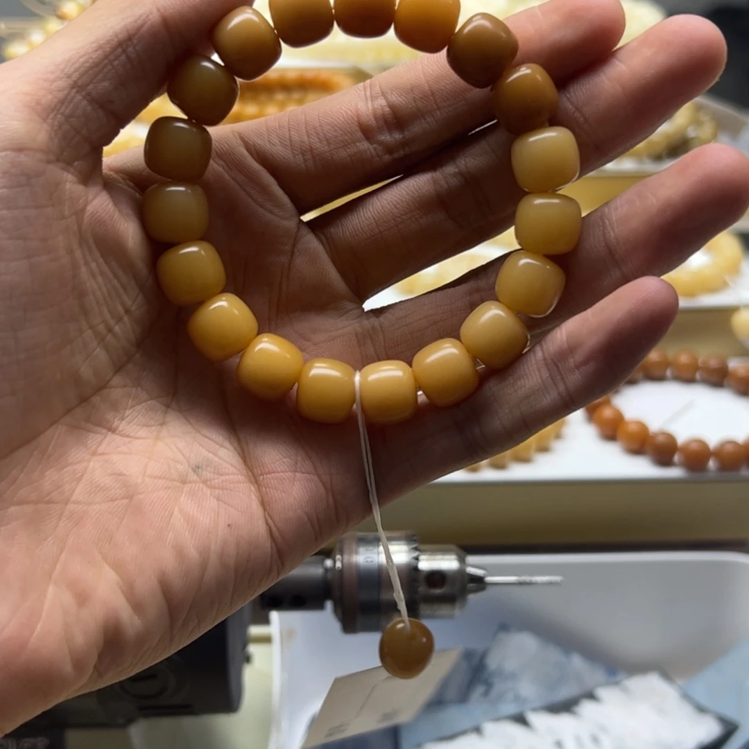 水***同菩提根/象牙果手串12×11老料砂纸干磨水余不同