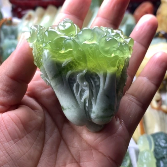 蛇纹石玉未镶嵌岫玉手把件