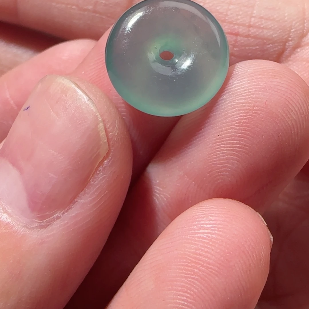 定制翡翠未镶嵌天然翡翠平安扣