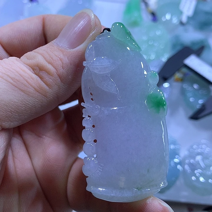 翡翠未镶嵌颈饰天然翡翠A货吊坠