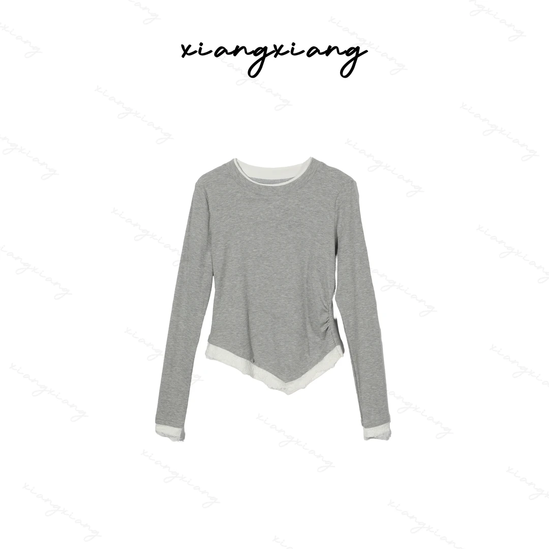 【珊珊专属】‘’芭蕾练习生‘’2025春季新款假两件T恤-24798