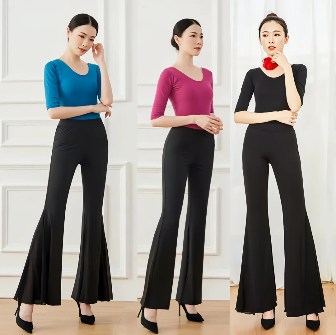 修身弹力形体服女礼仪培训训练服成人黑色连体衣舞蹈练功服2025