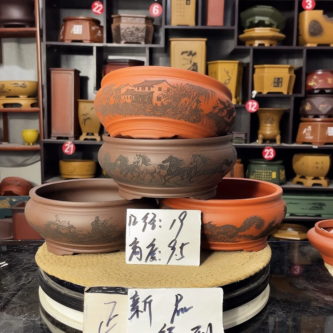 D-盆尚好紫砂花盆