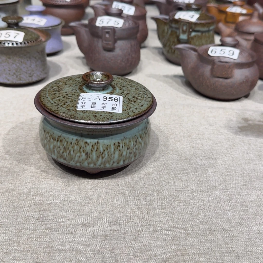 O***e粗瓷粗瓷茶具素色盖碗