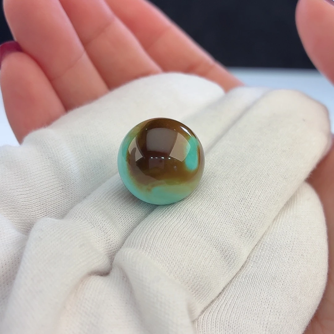 绿松石未镶嵌手链17.5mm