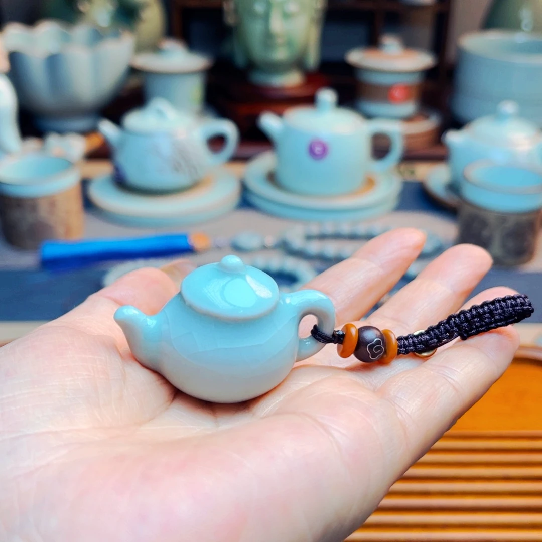 【闪购商品】汝州单壶，天青，大壶，