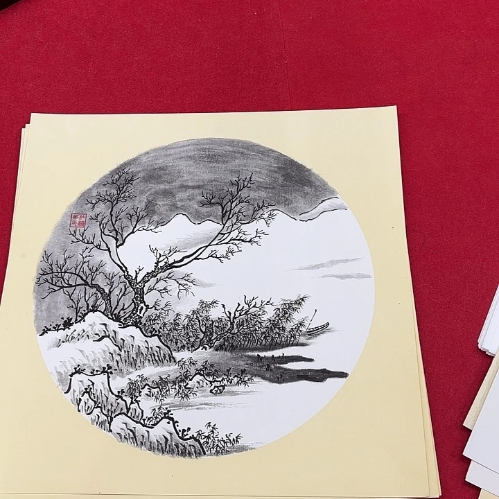 国画花鸟等图案和造型