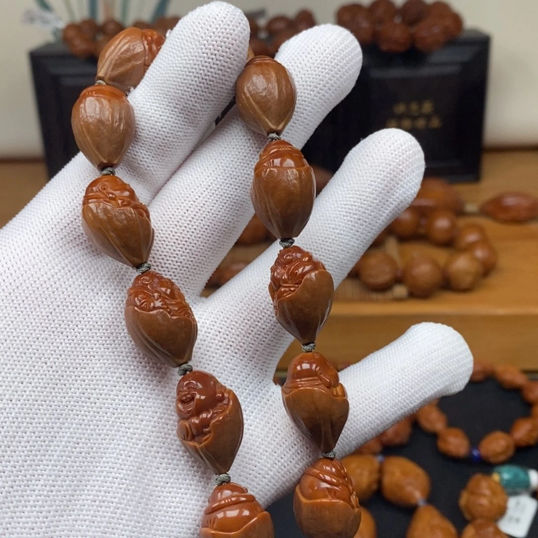 手串橄榄核一青老师包衣财迷