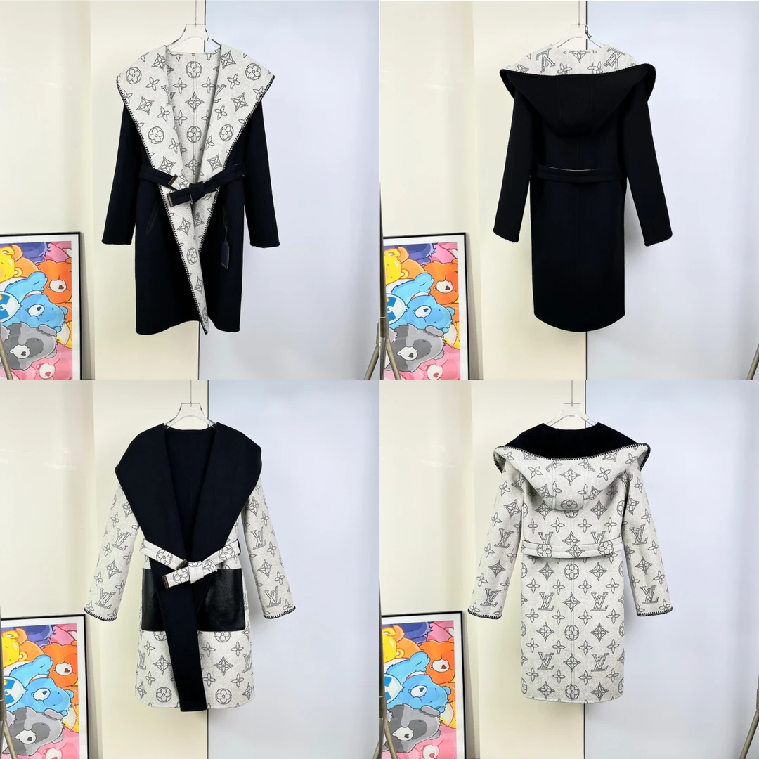 全新未使用 LV 双面羊毛大衣/34码/Xsp32960