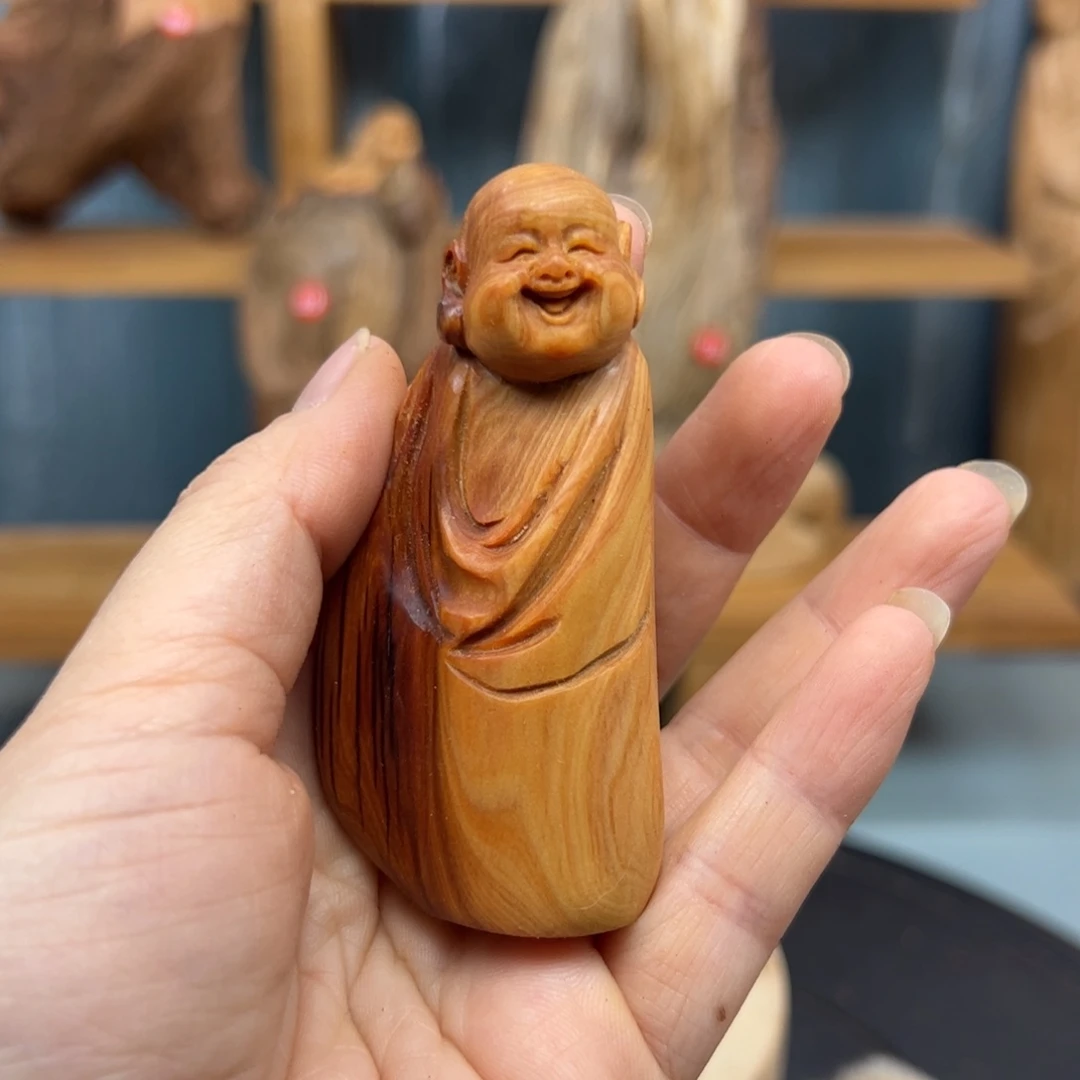 柏木崖柏木摆件手把件，11