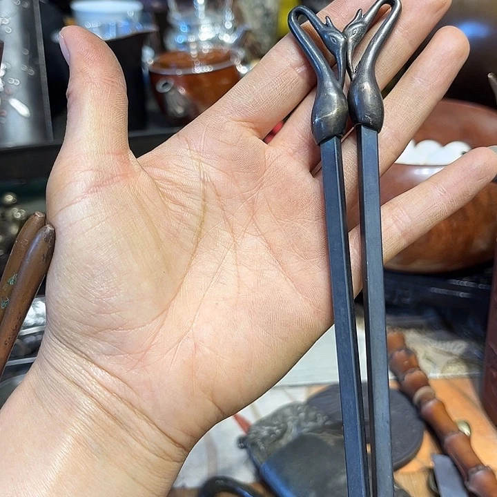 蜜安罐瓷香炉锡茶则