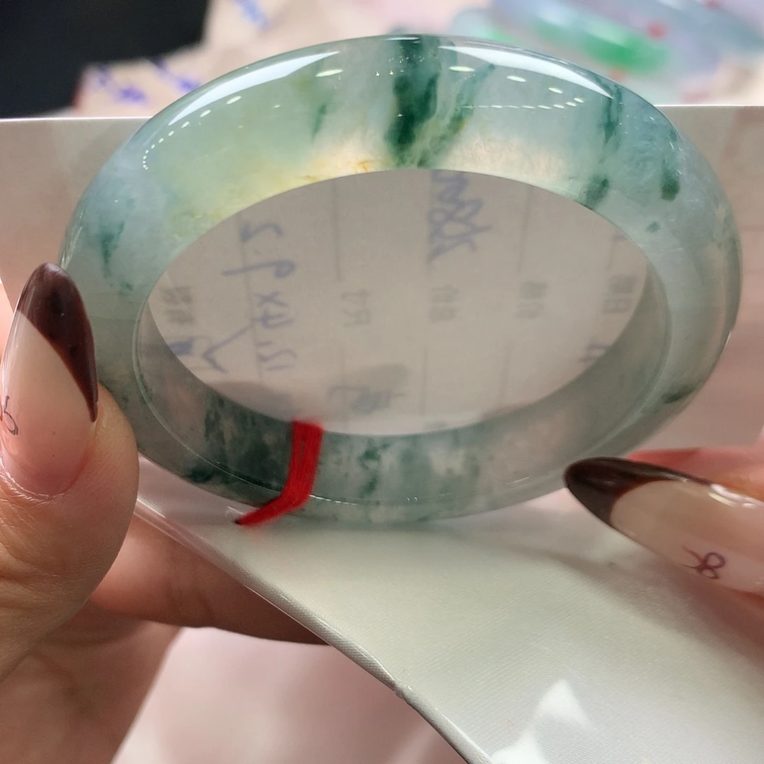 翡翠未镶嵌手镯51号