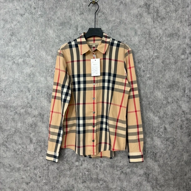 95新 BURBERRY/博柏利 Burberry格纹衬衫微瑕