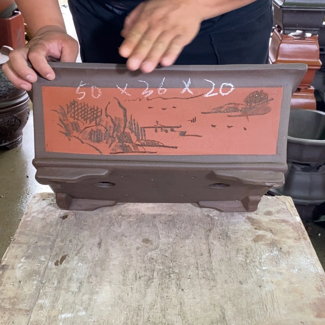 紫砂花盆紫砂紫砂