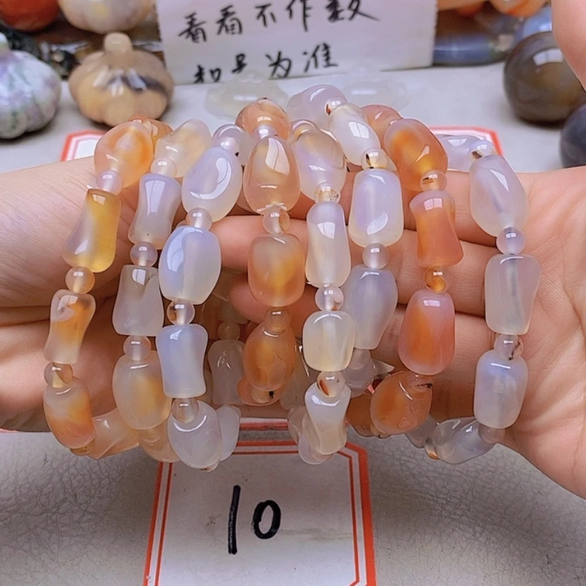 【闪购商品】未镶嵌玛瑙/玉髓珠宝半成品曹*
