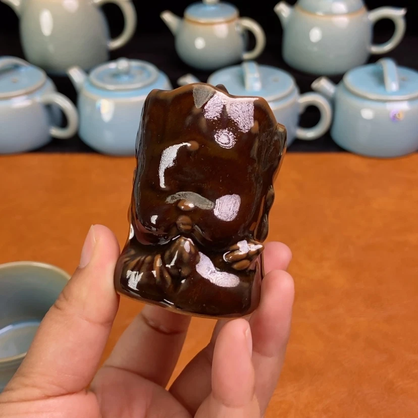 【闪购商品】唐僧摆件原矿紫金釉