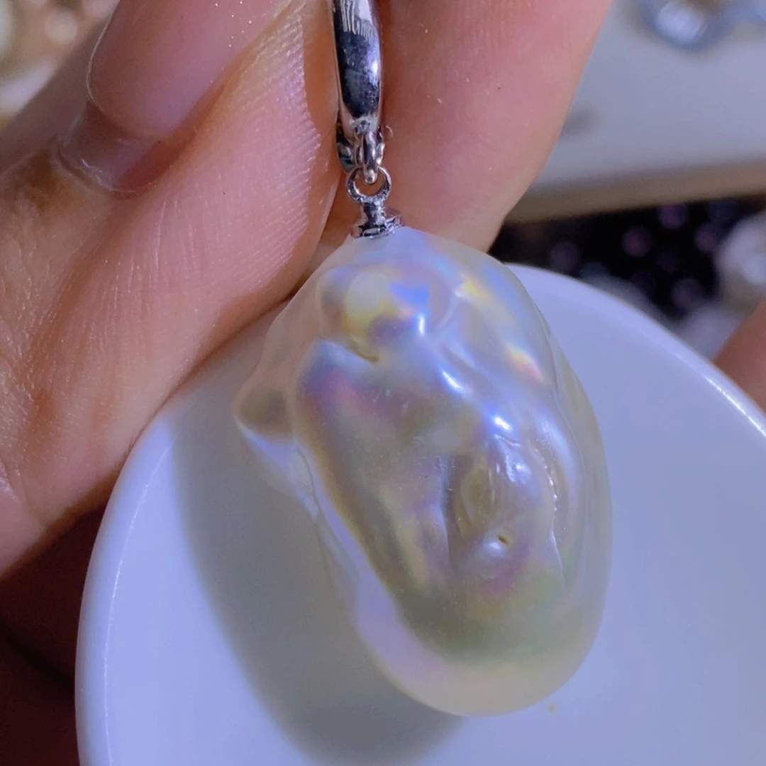 淡水珍珠天然淡水珍珠（微瑕）合金