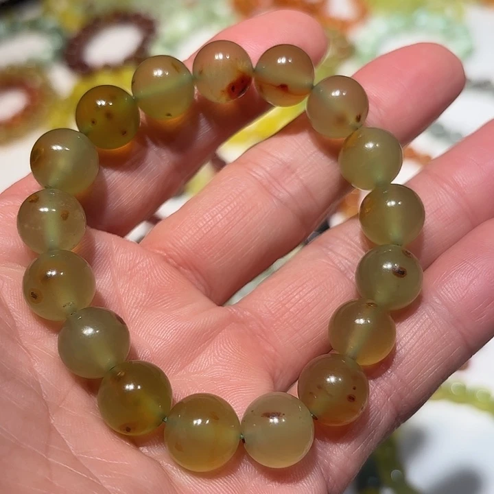 蛇纹石玉未镶嵌手串