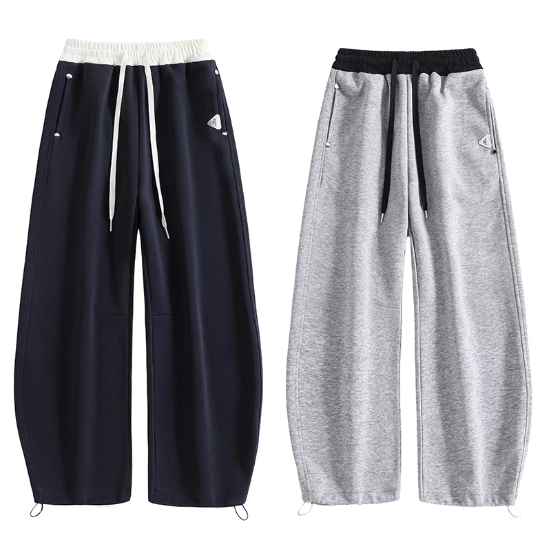 女童秋冬卫裤洋气儿童宽松休闲裤子秋季女大童运动长裤百搭阔腿裤