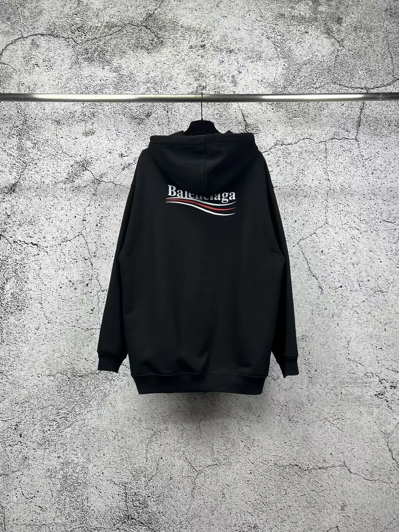 未使用 Balenciaga/巴黎世家 可乐印花帽衫/XS码/RB0216