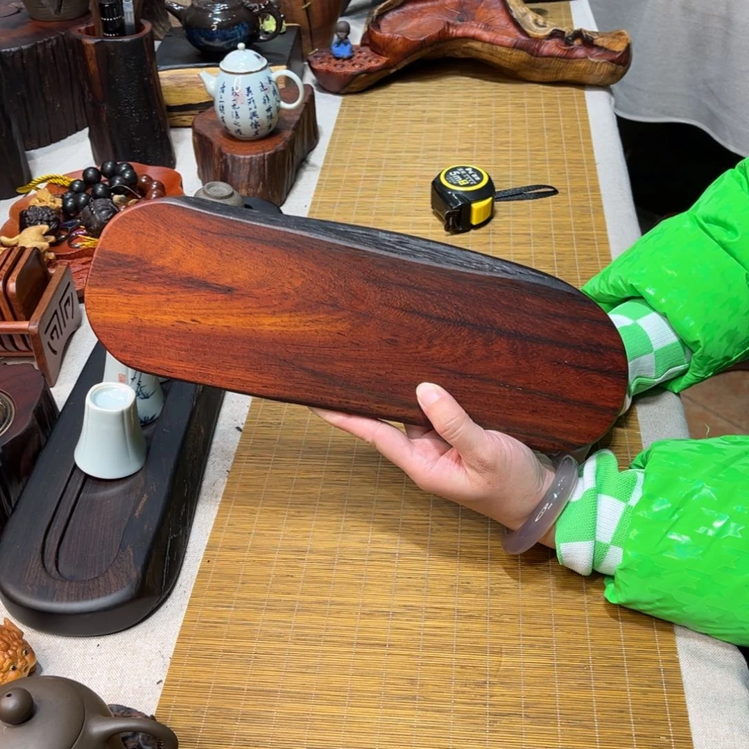 3缅甸花梨干泡茶盘